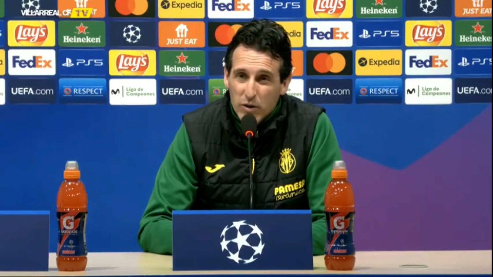 L'entrenador del Vila-real, Unai Emery