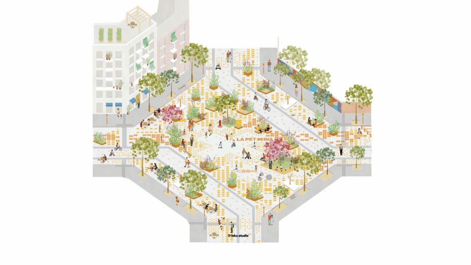 Recreació de la primera superilla de València