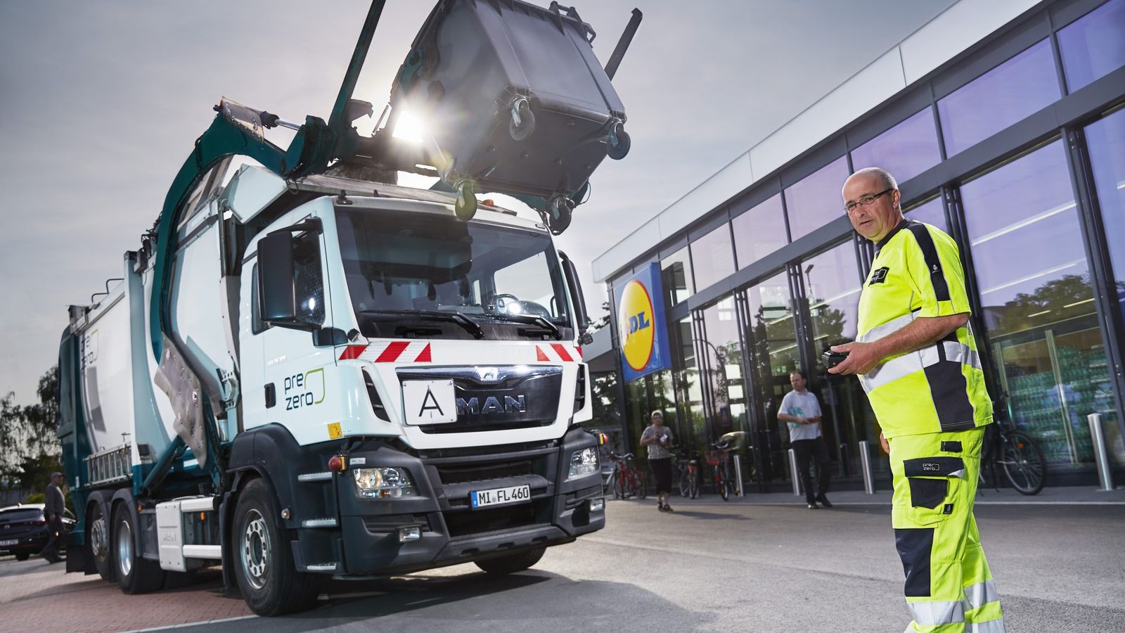 Treballador de l'empresa Pre Zero