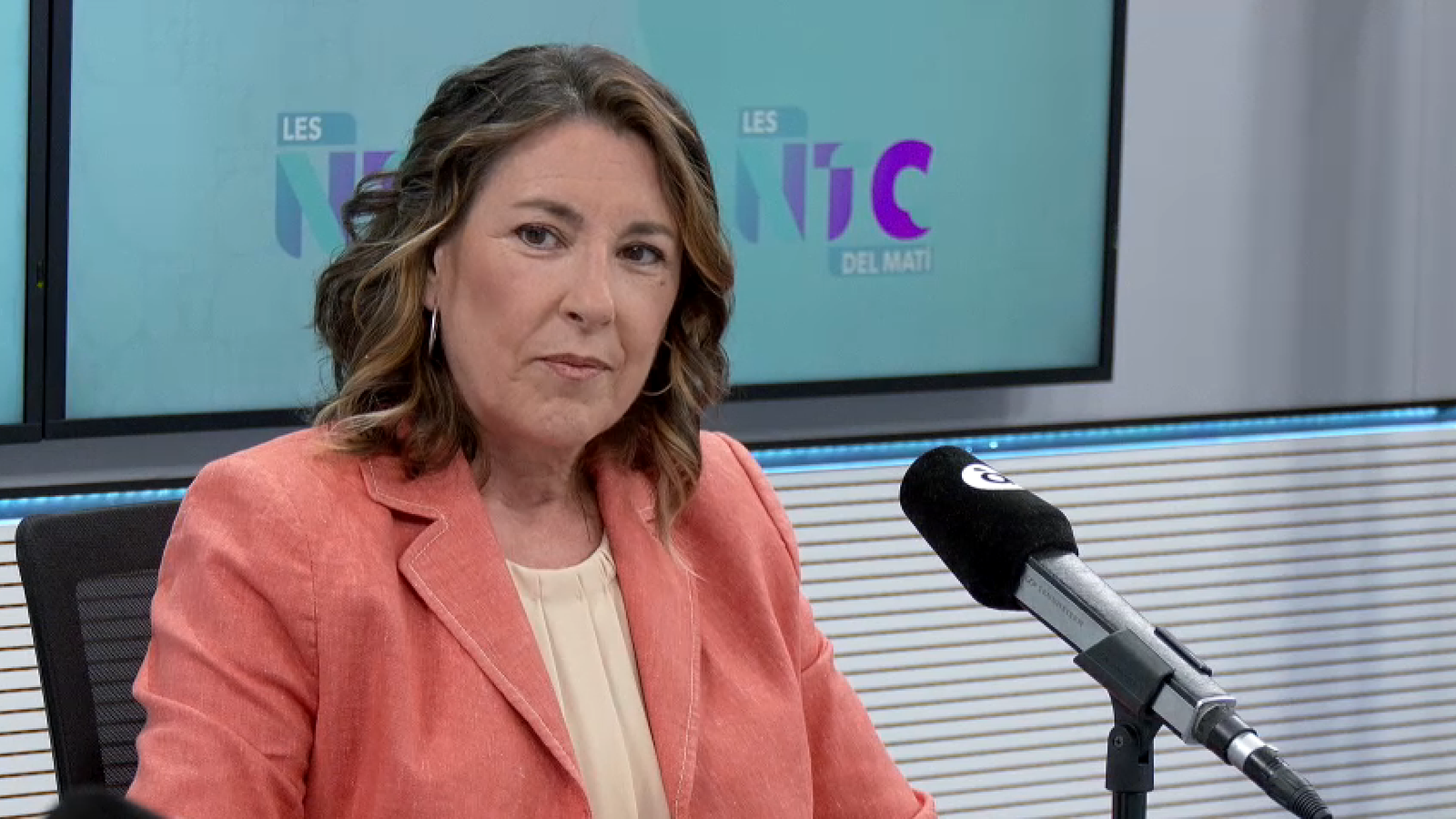 Maria Diago, degana del col·legi de Biòlegs, durant l'entrevista en 'Les notícies del matí' este dimarts