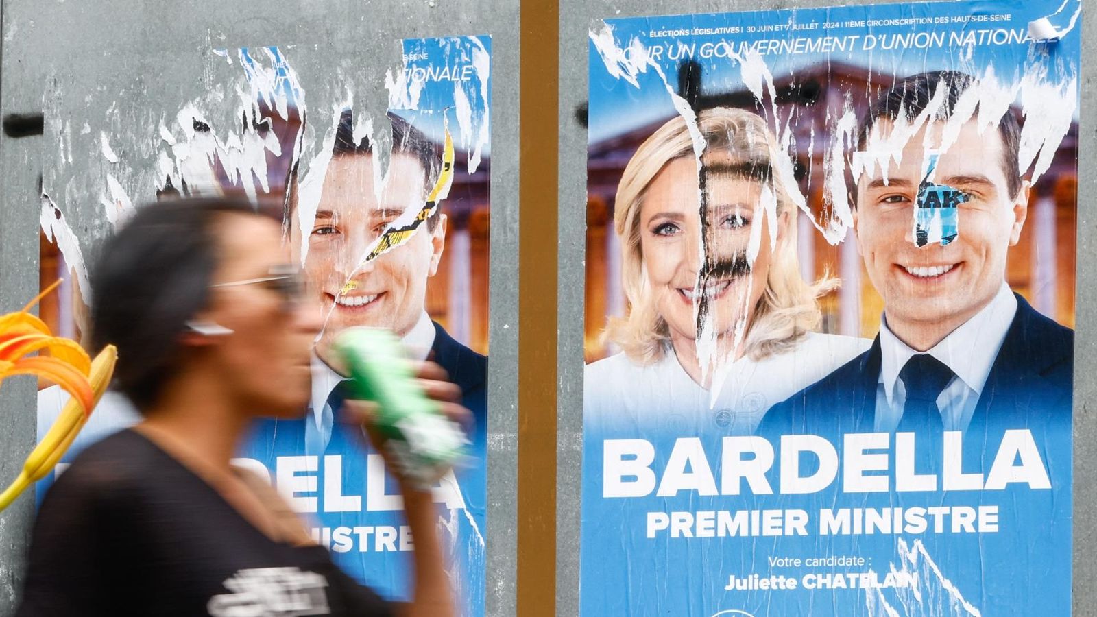 L'Agrupació Nacional (RN) de la ultradretana Marine Le Pen parteix com a favorit en els comicis legislatius a França