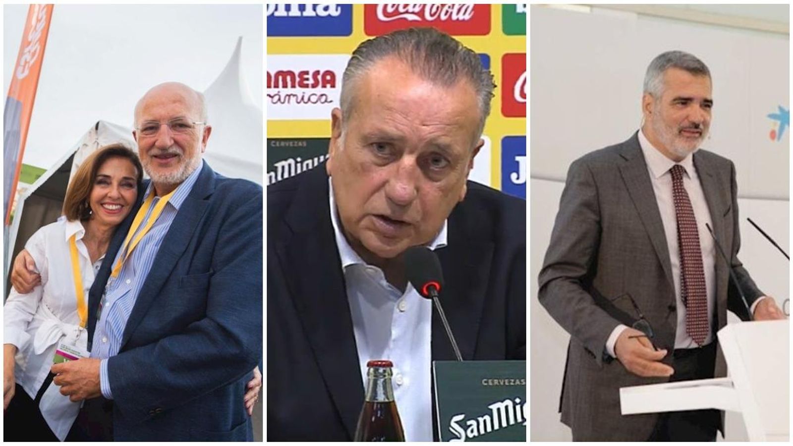 D'esquerra a dreta, Hortensia Herrero i Juan Roig, Fernando Roig i Adolfo Utor