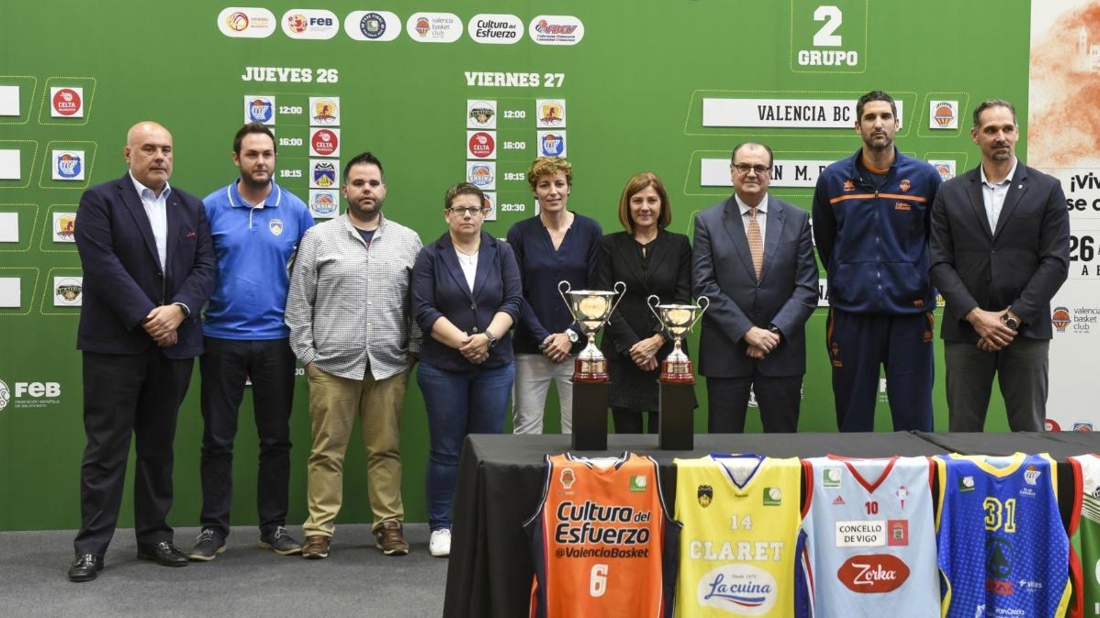 Sorteig a l'Alqueria del Basket de la fase final  de la Lliga femenina 2