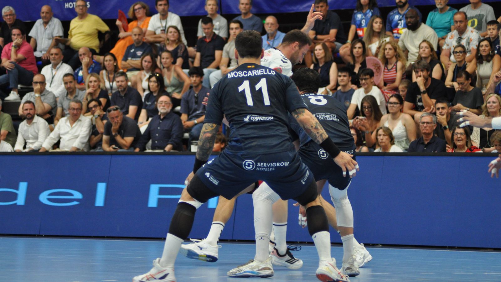 Imatge del partit de l'Handbol Benidorm