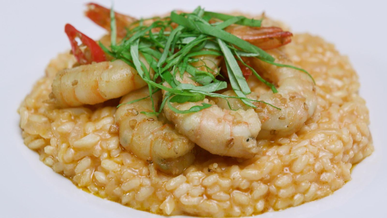 Risotto de tomaca amb llagostins