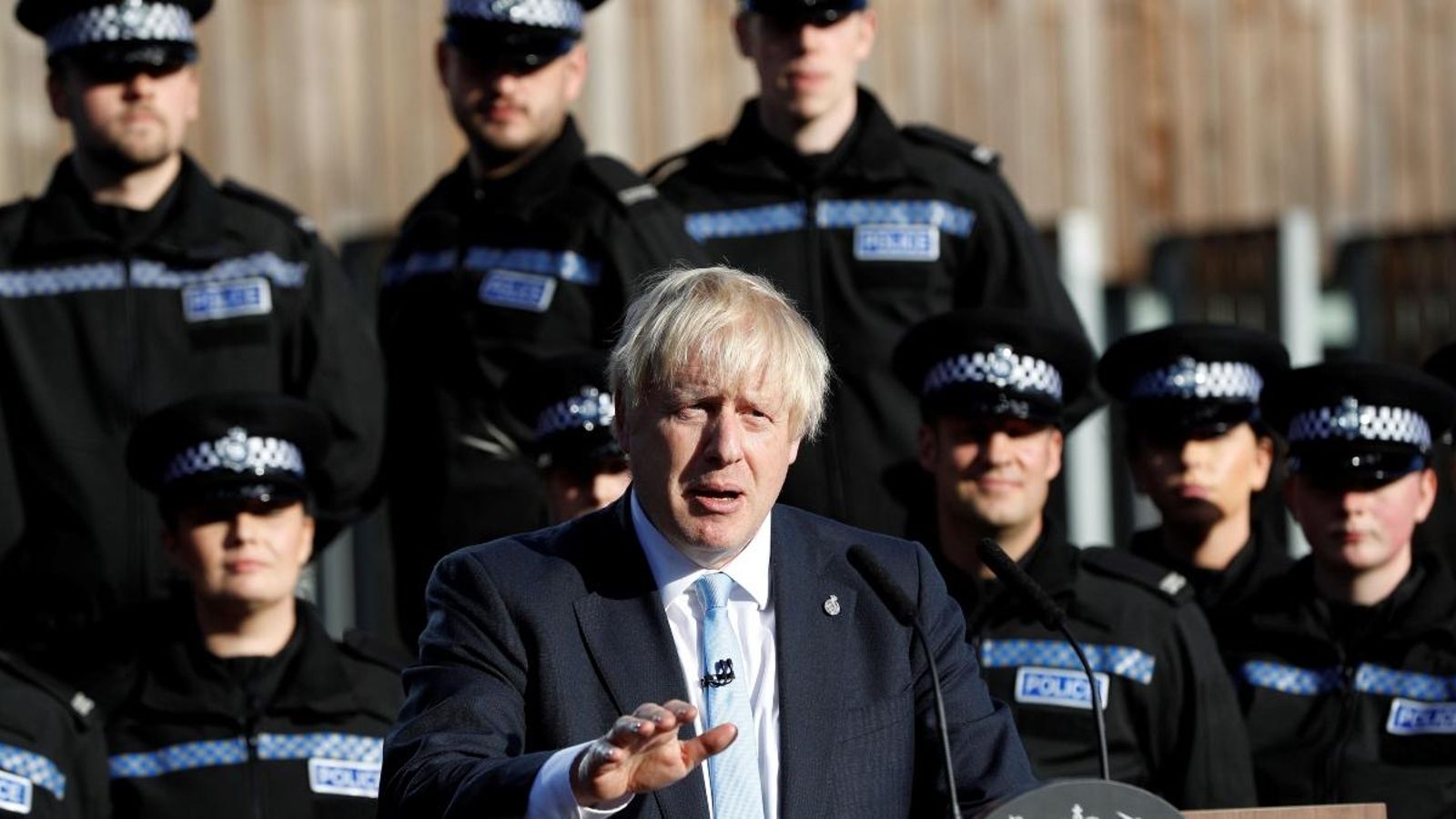 El primer ministre britànic, el conservador Boris Johnson, a Wakefiled