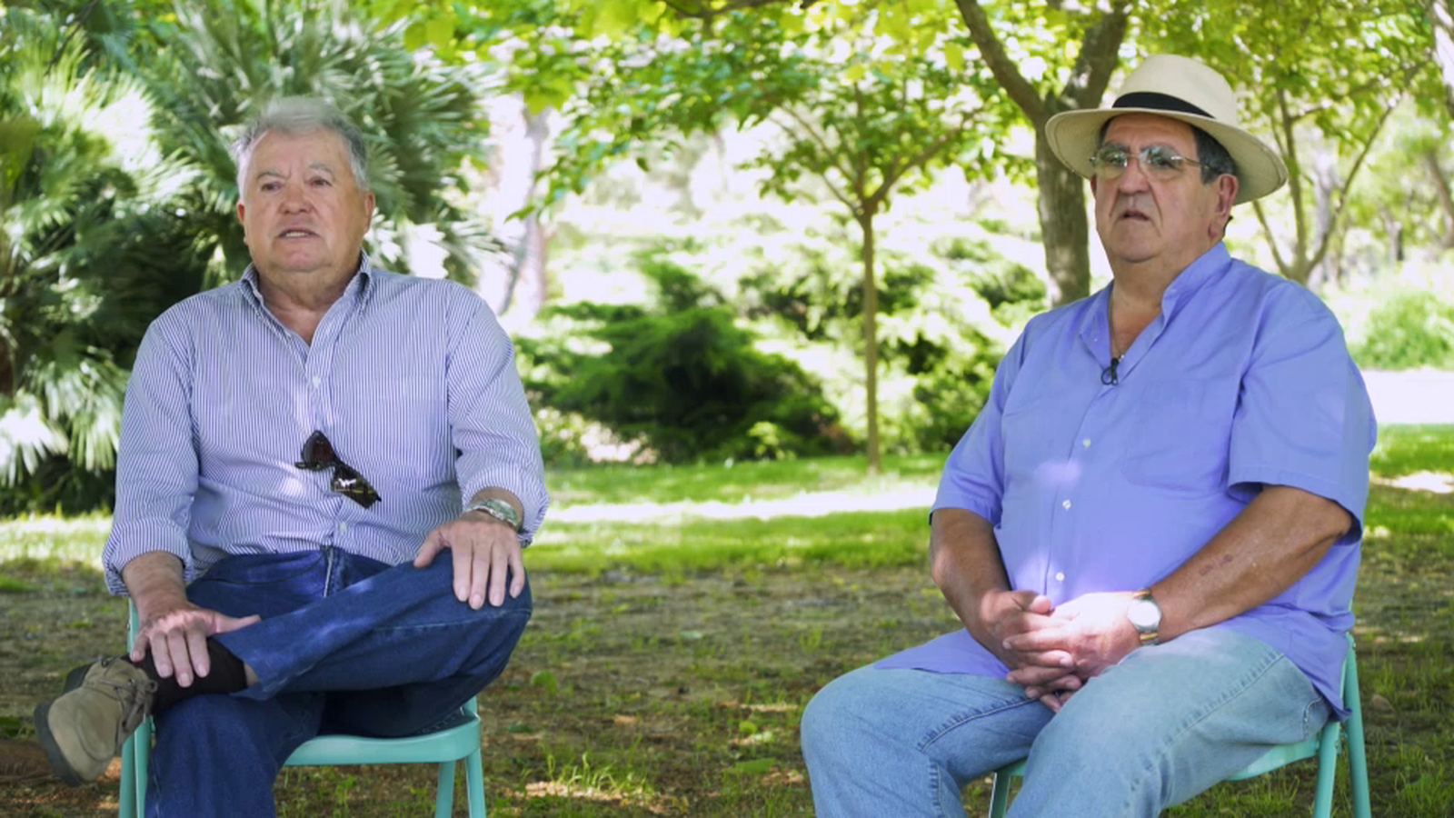 Ricard Iborra i Melchor Duart, propietaris de terrenys a Almussafes