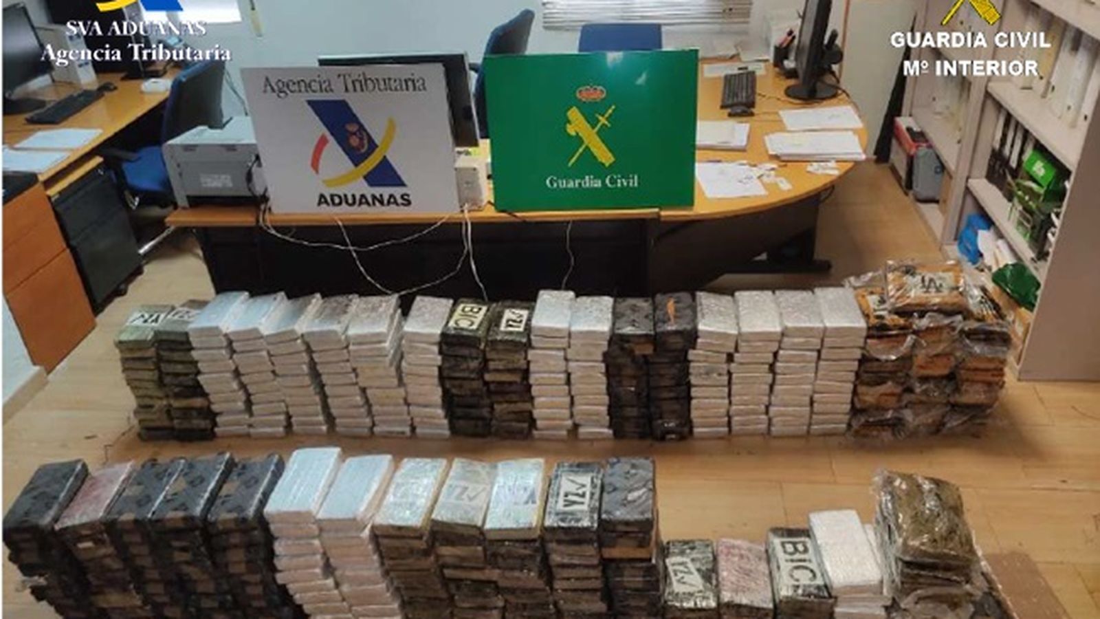 Droga confiscada en els contenidors del port de València