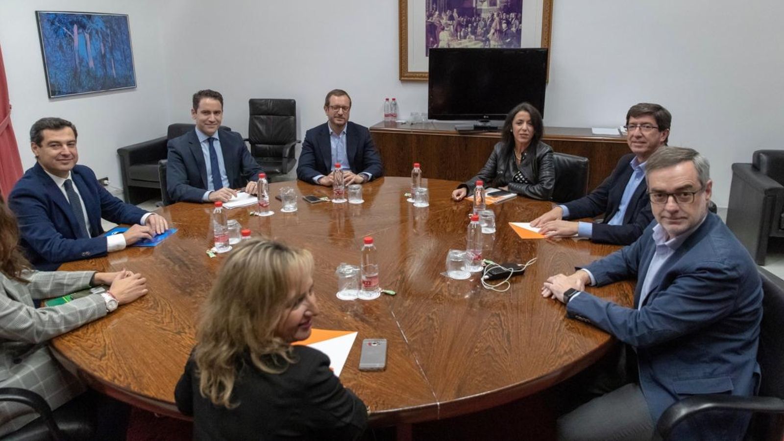 El PP i Ciutadans negocien un programa comú previ abans de tancar la composició del govern andalús