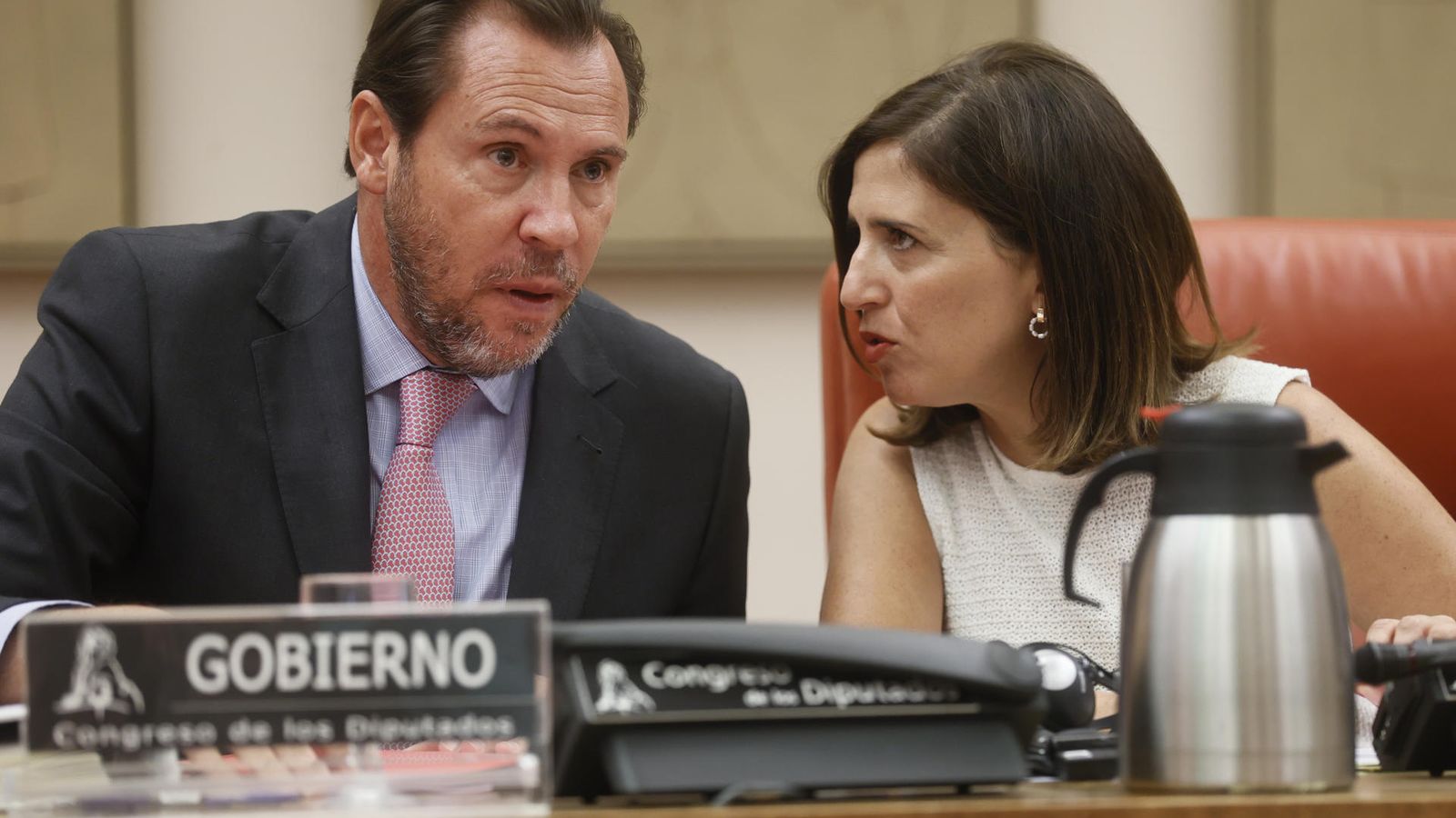 El ministre Óscar Puente durant la seua intervenció al Congrés