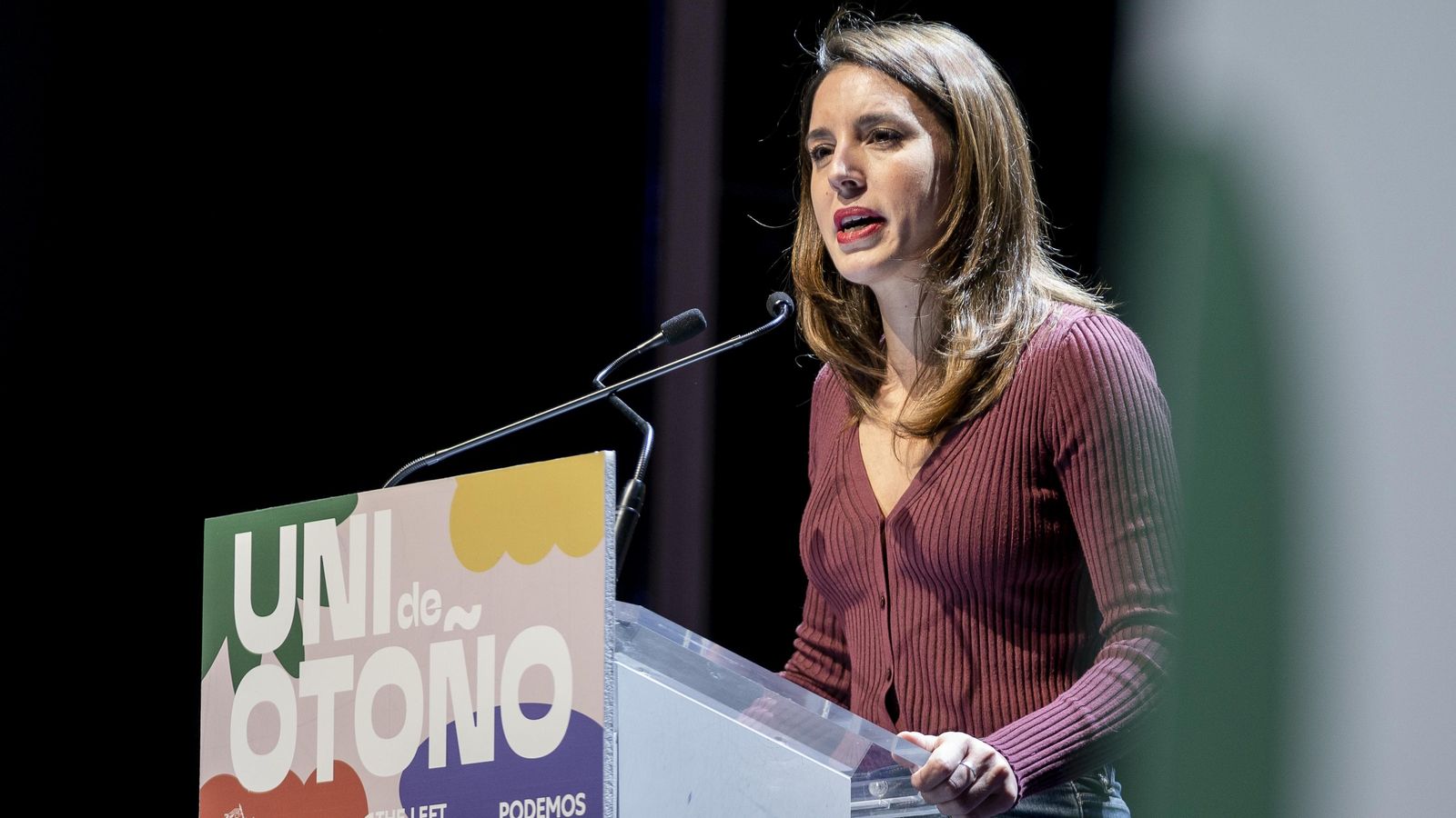 La ministra d'Igualtat, Irene Montero, en una imatge d'arxiu