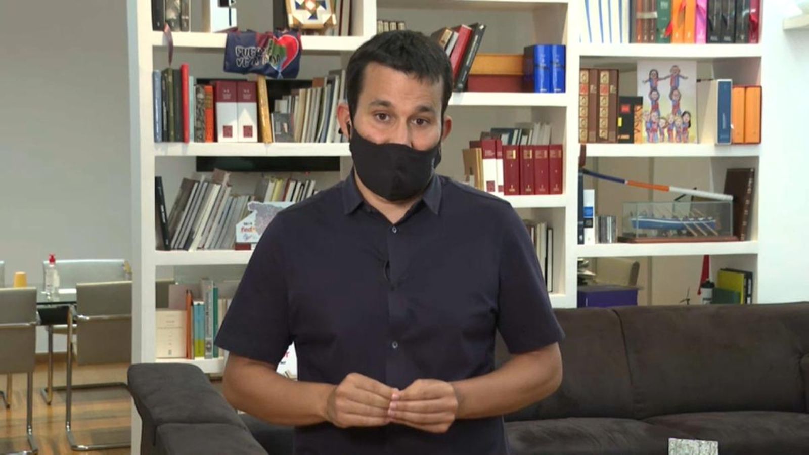 VÍDEO | Marzà es mostra satisfet de la tornada a classe, amb vora la totalitat dels centres valencians oberts