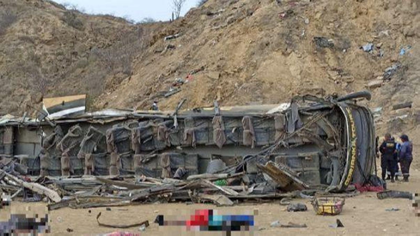 Accident d'autobus mortal després de caure d'un precipici al nord del Perú