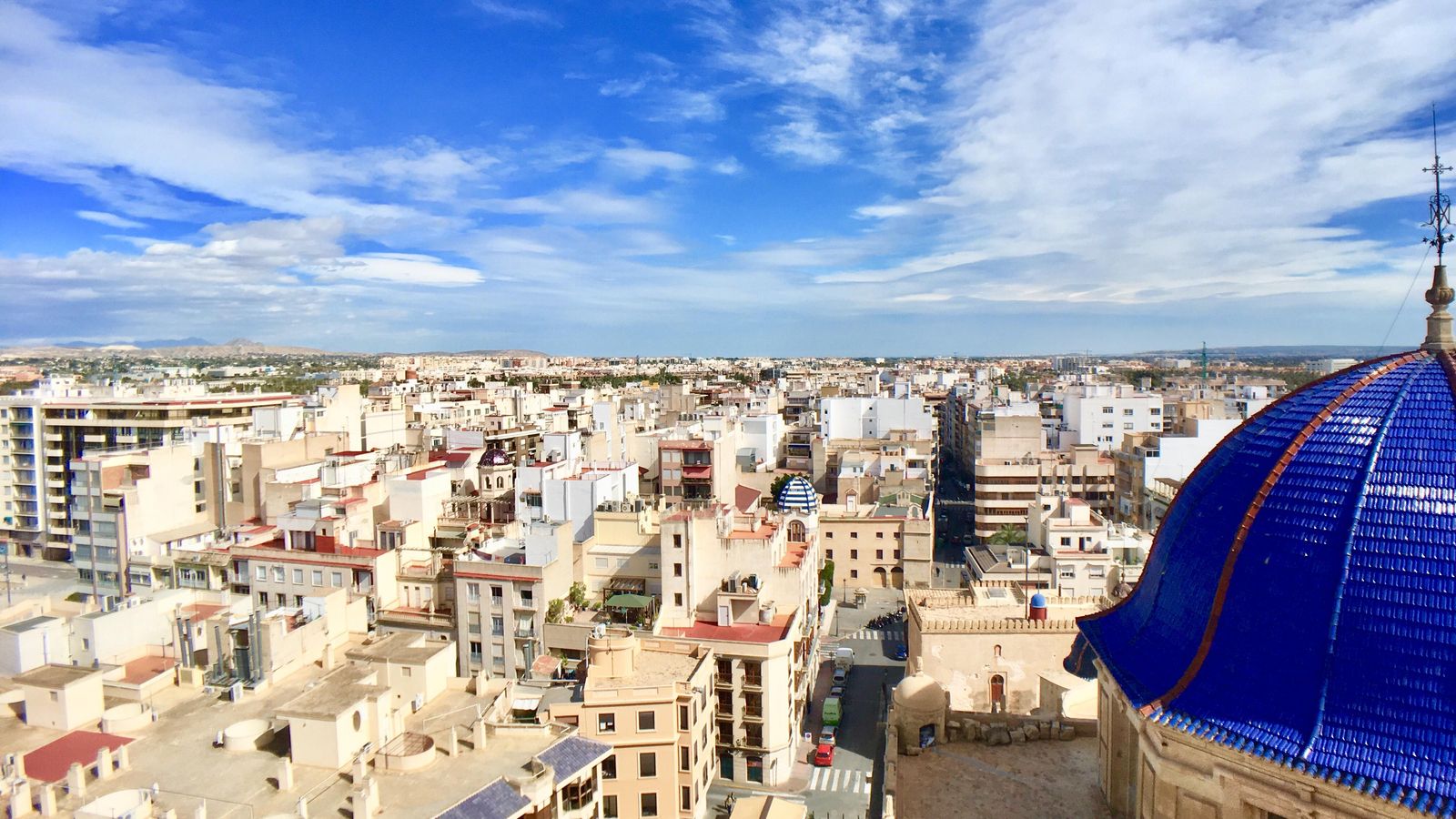 Panoràmica de la ciutat d'Elx