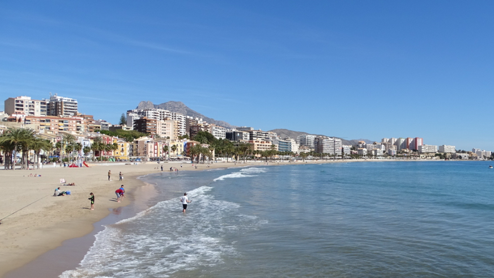 La platja Centre de la Vila