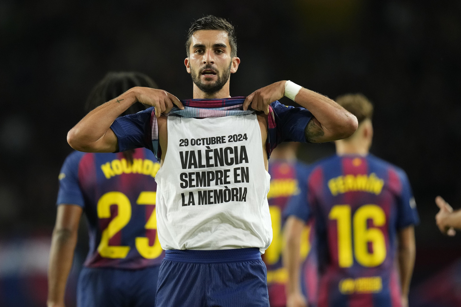 Ferran Torres ha dedicat el gol a les víctimes de la dana