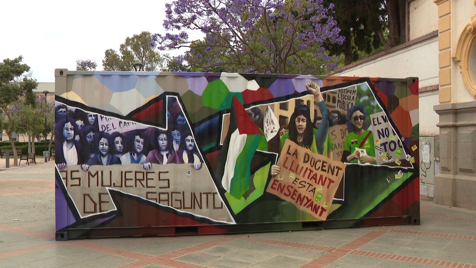 Un dels murals de l'edició d'enguany