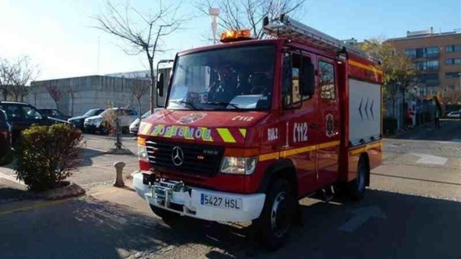 Cotxe de bombers, en una imatge d'arxiu