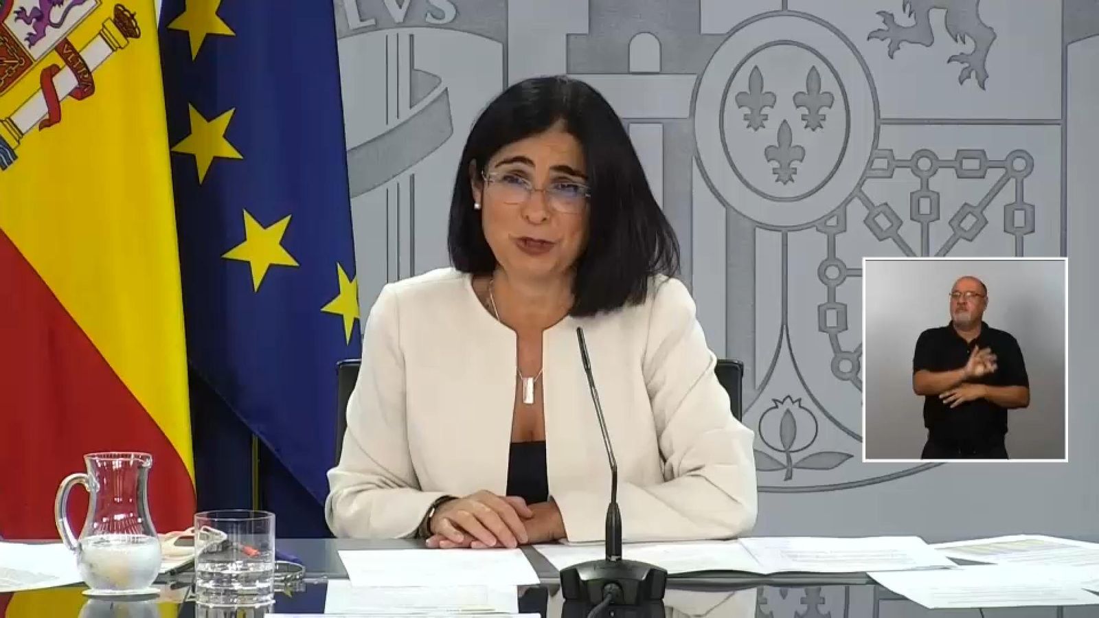 Darias, aquest dimecres, en roda de premsa
