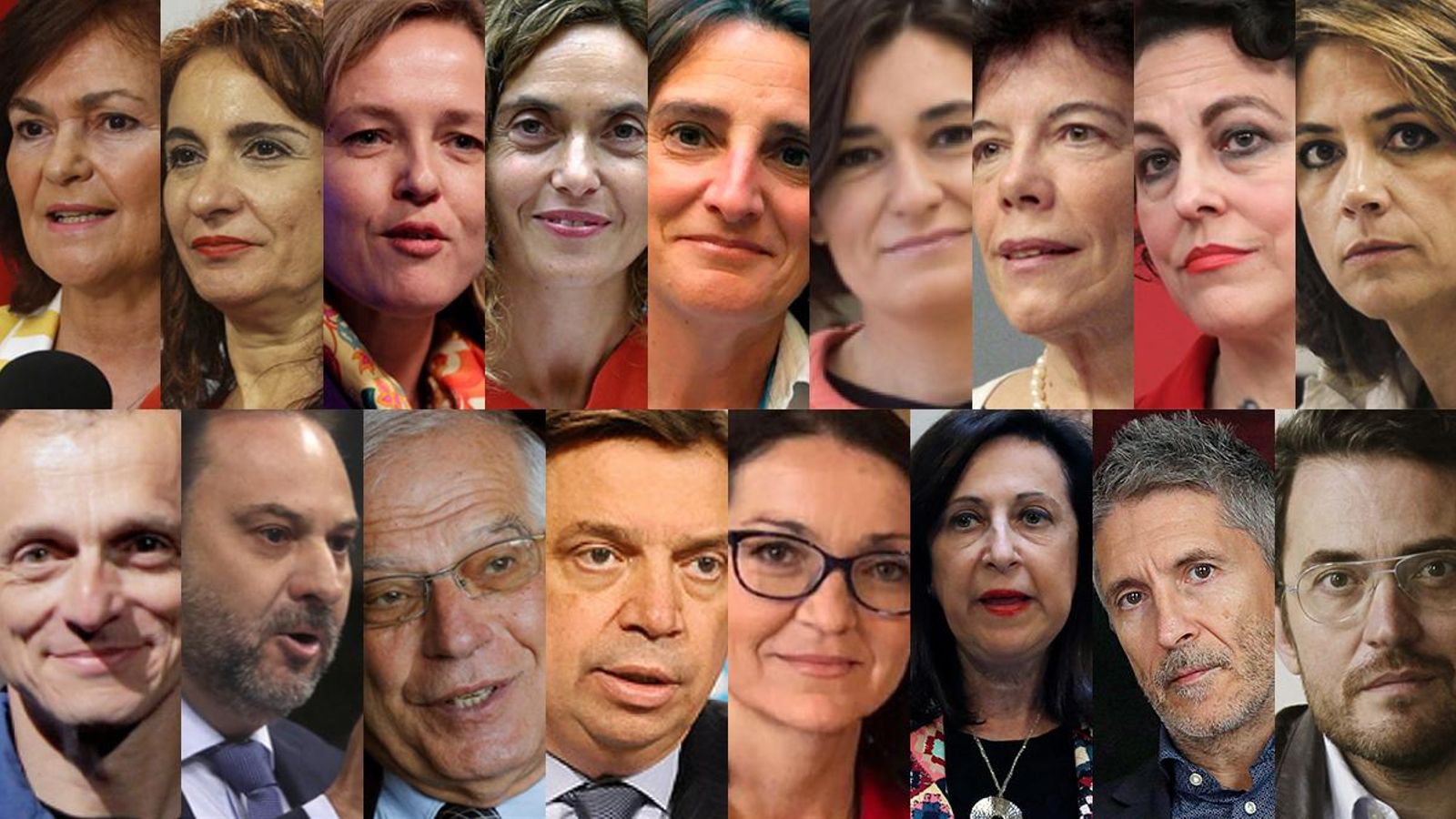 Els catorze membres confirmats del govern de Pedro Sánchez Els catorze membres confirmats del govern de Pedro Sánchez