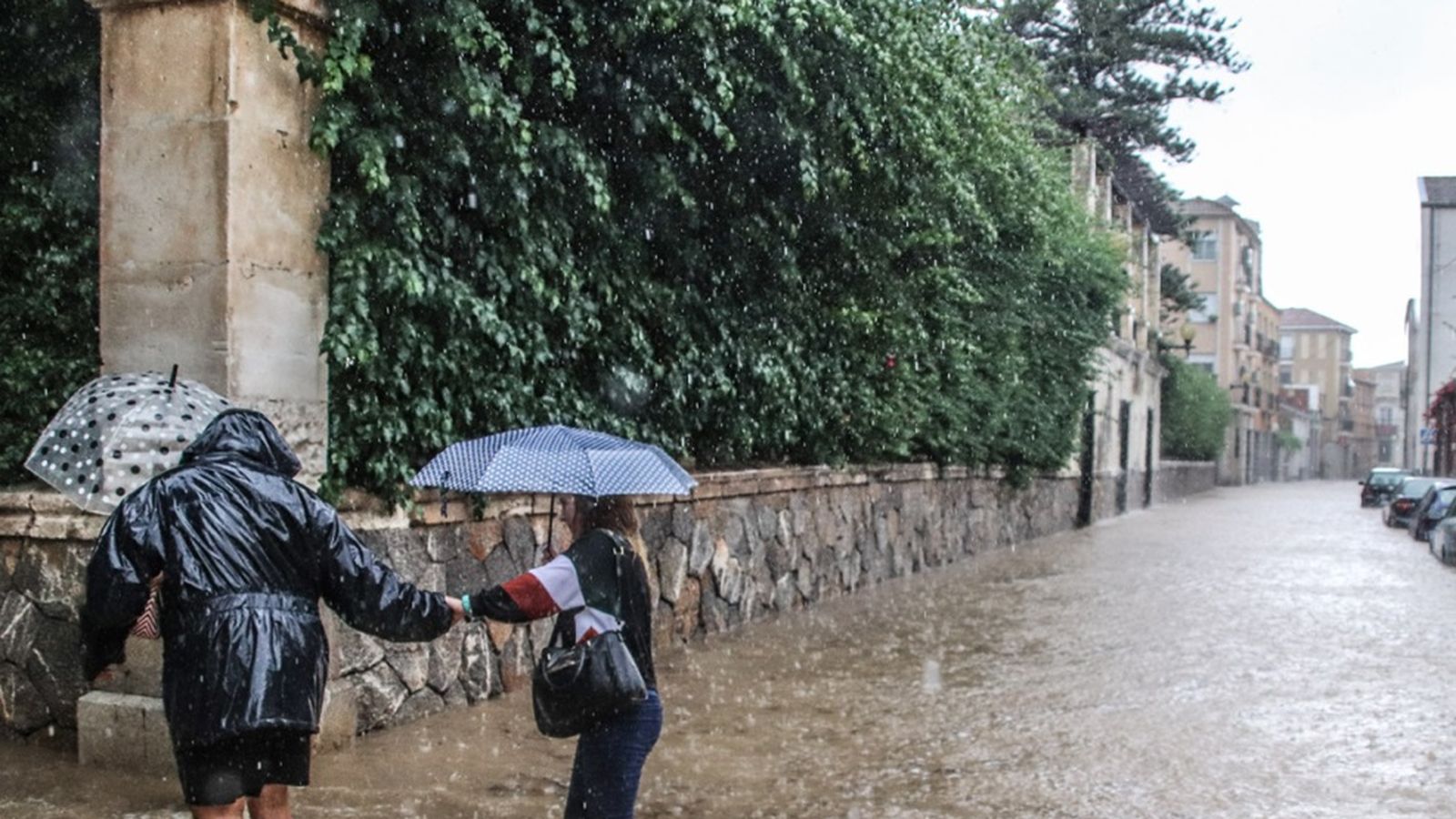 Imatge d'arxiu d'una inundació