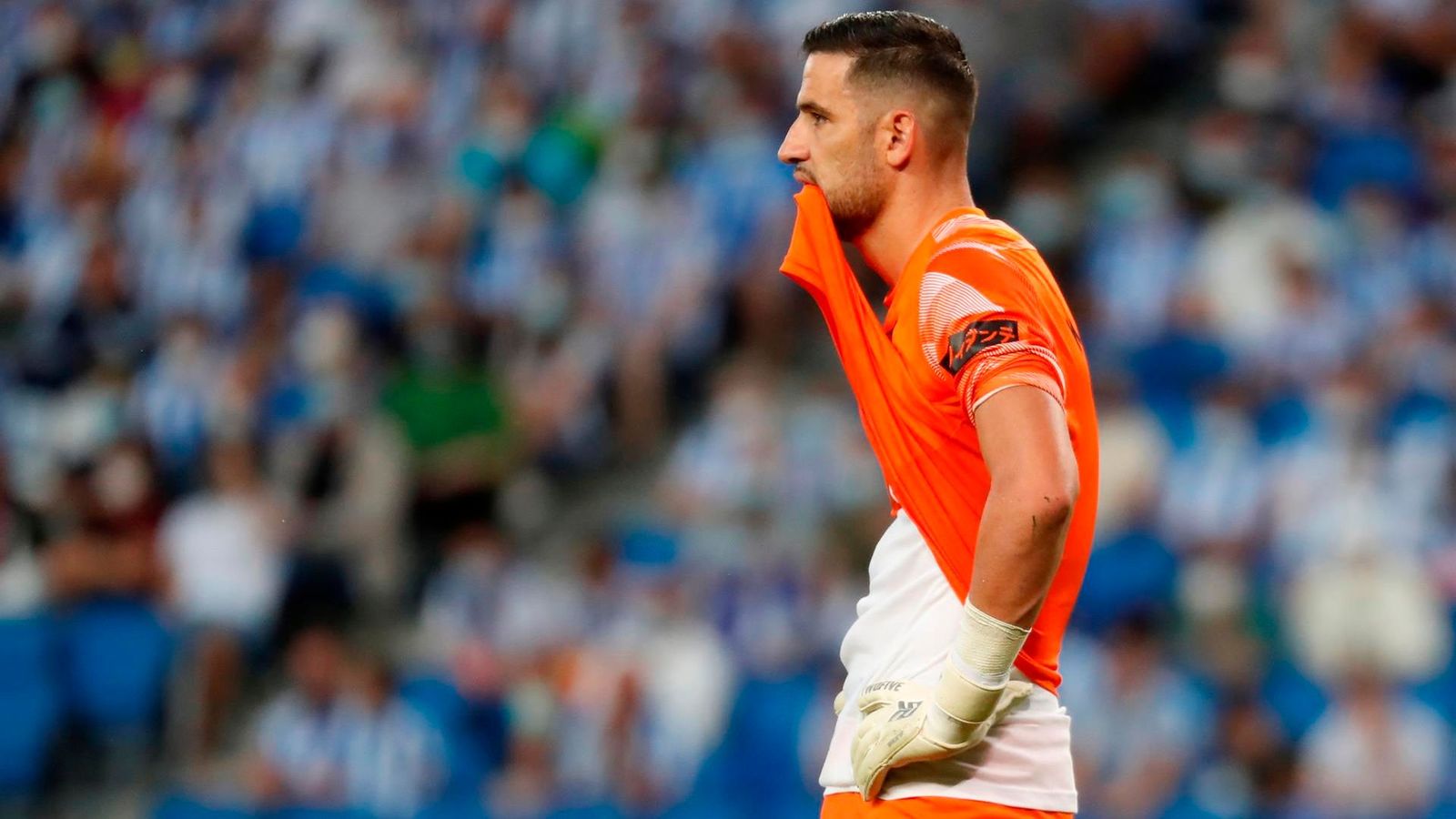 Kiko Casilla es lamenta després del gol dels bascos