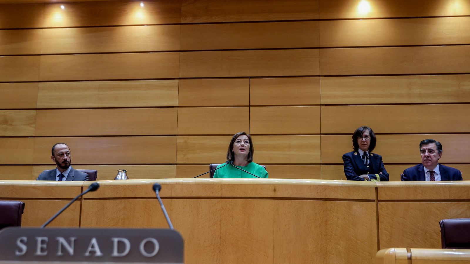 Francina Armengol, aquest dimarts, en el plenari extraordinari del Congrés