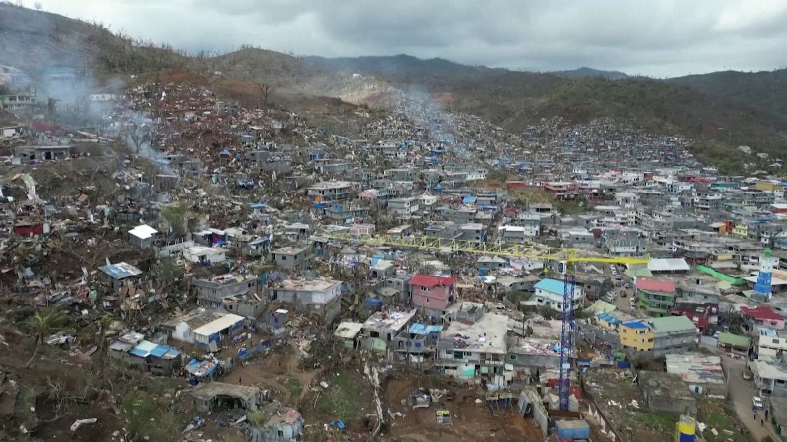 L'illa francesa de Mayotte ha sigut arrasada pel cicló Chido