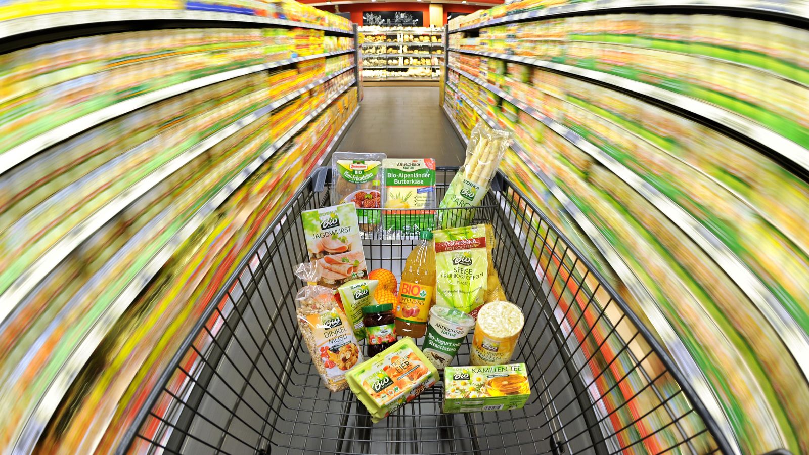 Un carret de supermercat