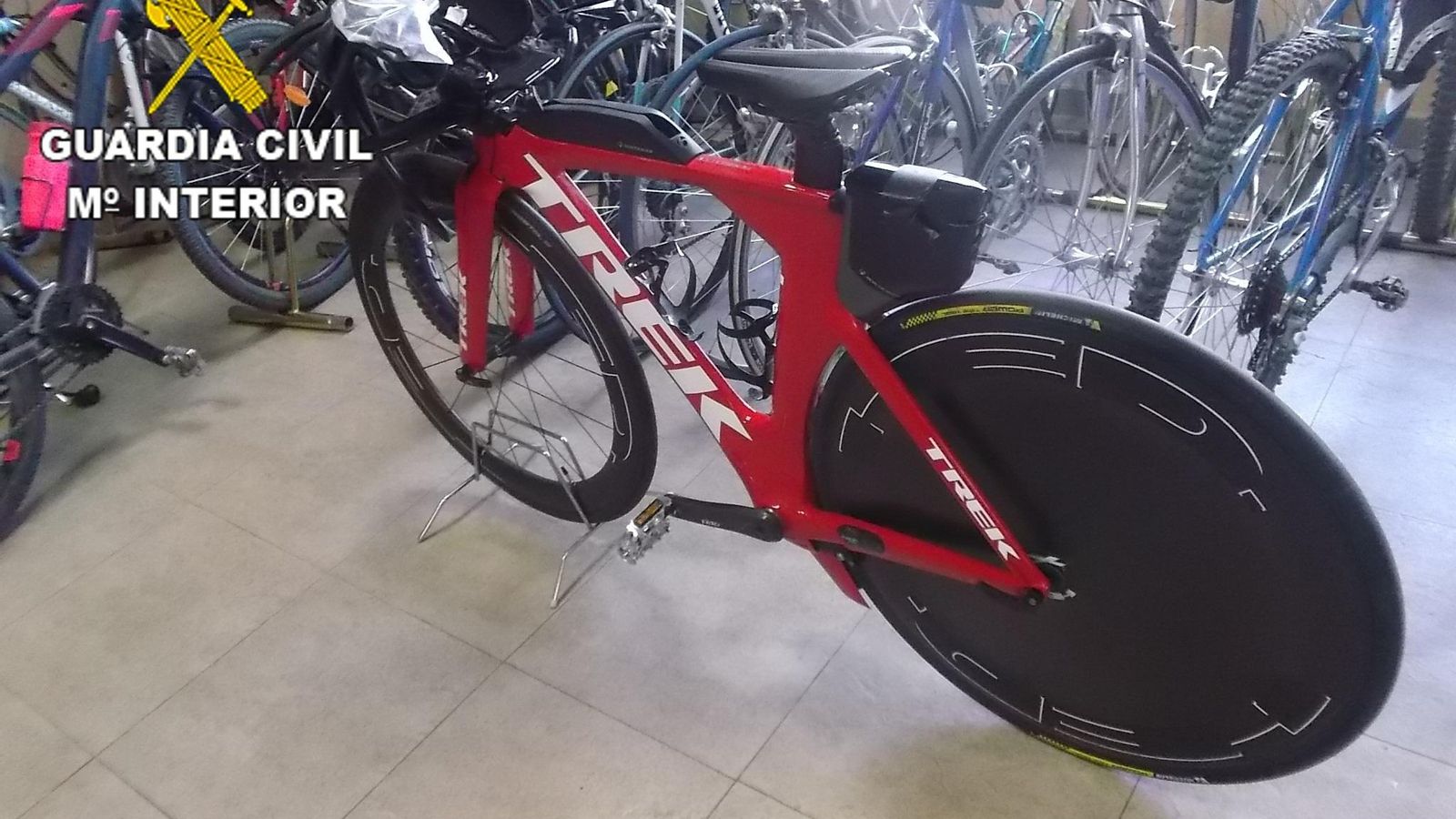 Bicicleta professional furtada