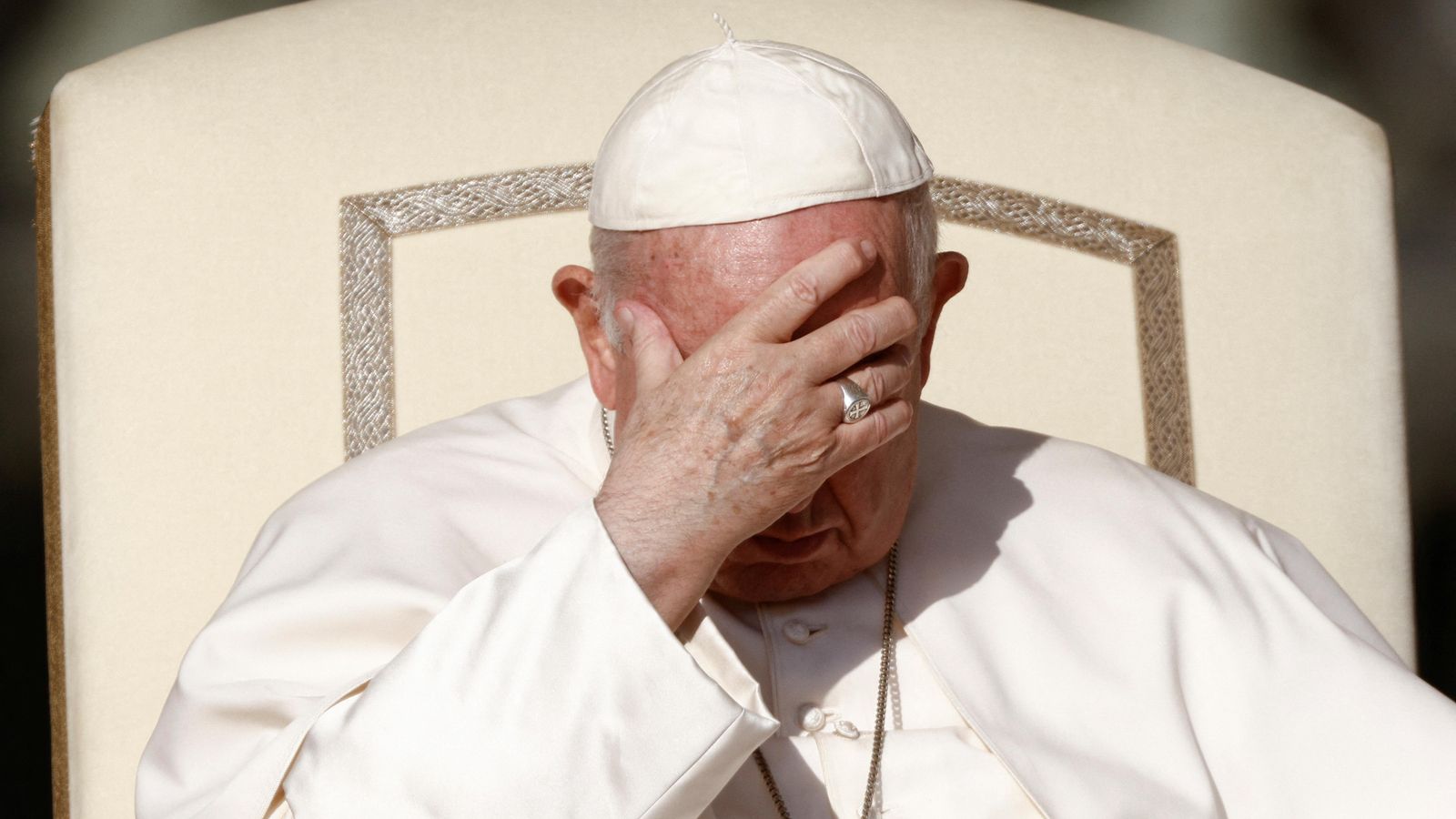 El papa Francesc aquest dimecres al Vaticà