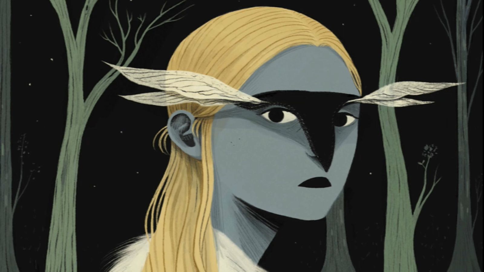 Un dels dibuixos amb què Laura Pérez ha il·lustrat 'Nocturnos', la seua última novel·la gràfica