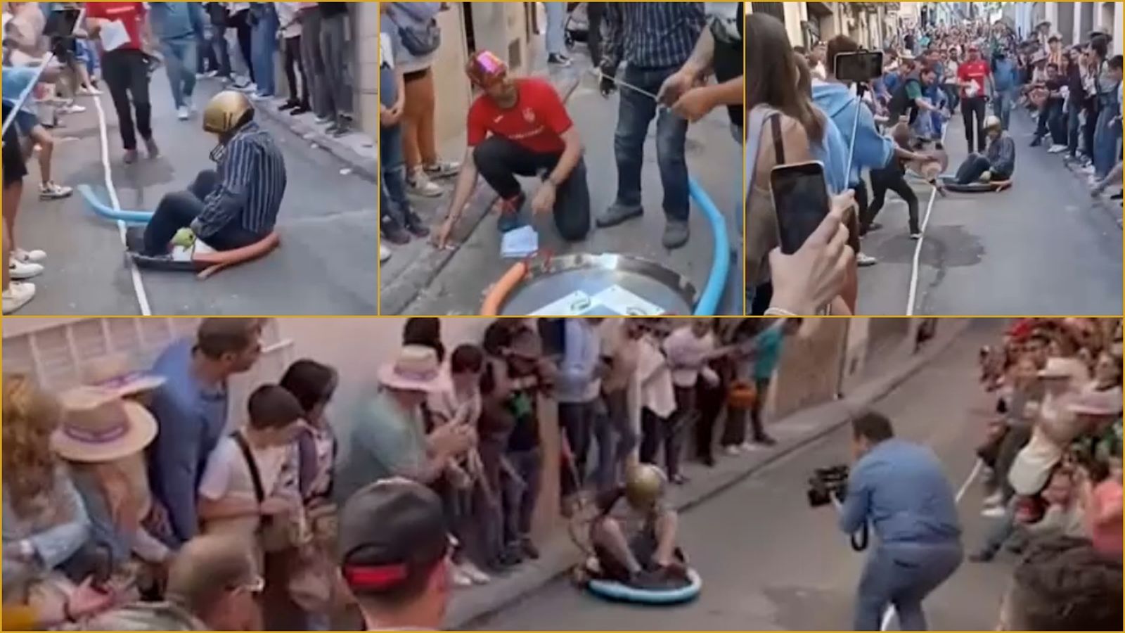 Primera edició de la Baixada en paelló pel Raval