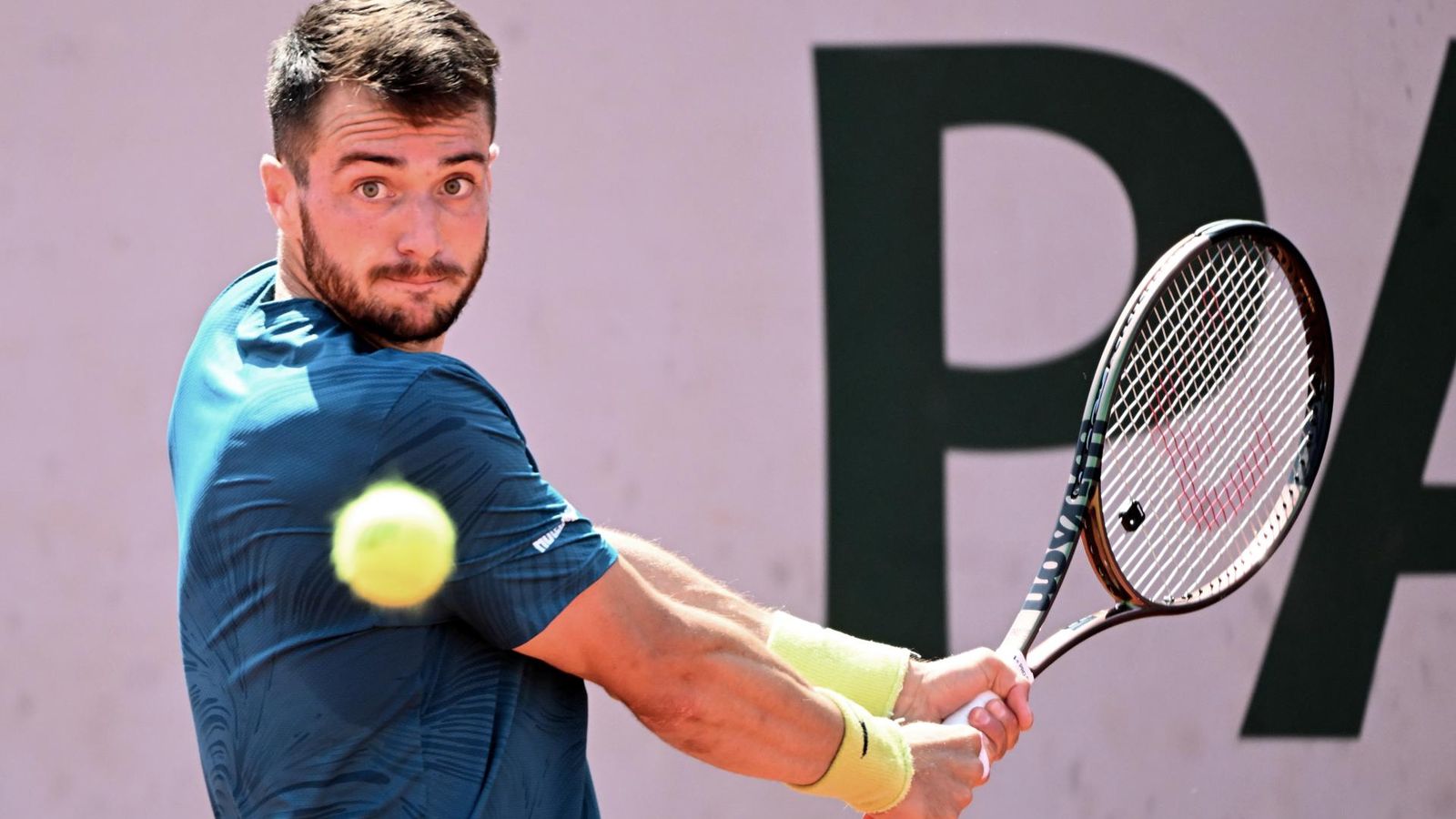 Martínez Portero, en un punt del partit