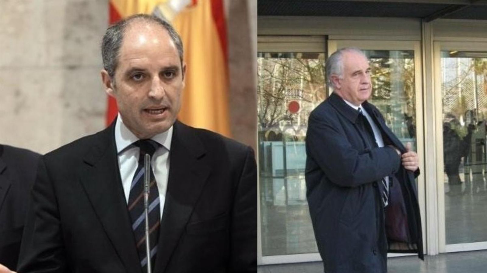 Francisco Camps i Rafael Blasco en imatge d’arxiu. Europa Press.