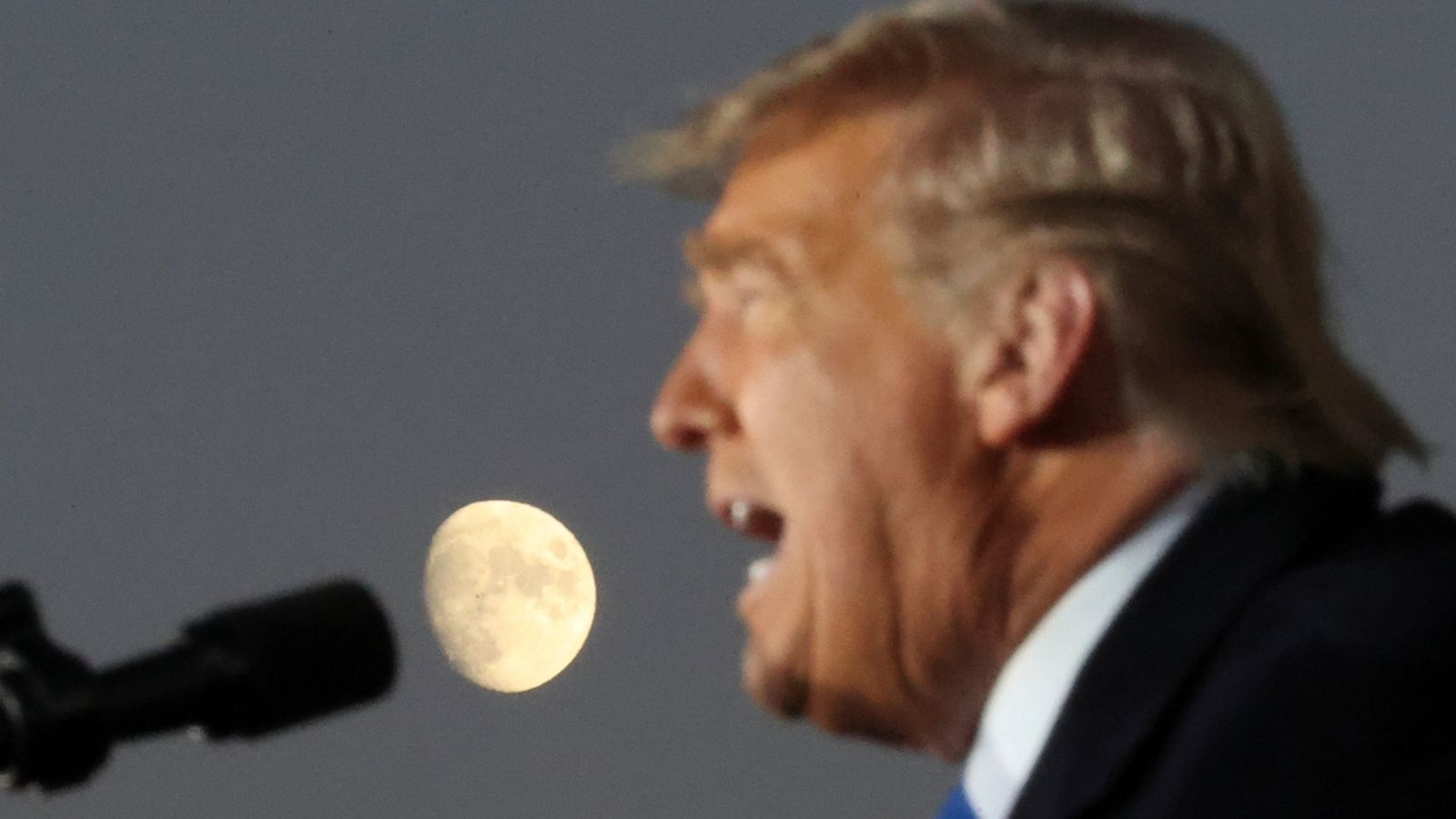 Acte de campanya del president Donald Trump a West Salem, Wisconsin