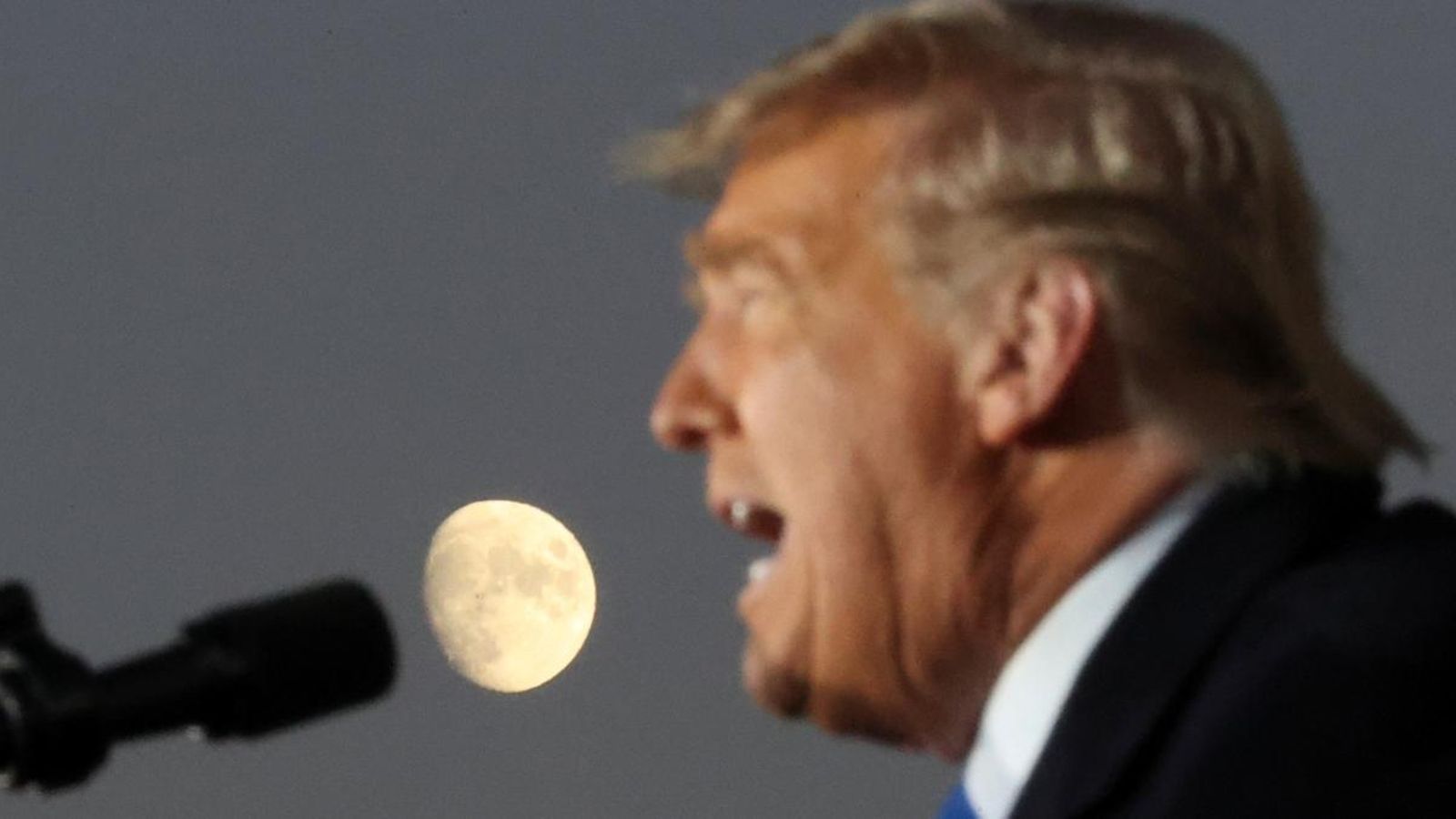 Acte de campanya del president Donald Trump a West Salem, Wisconsin