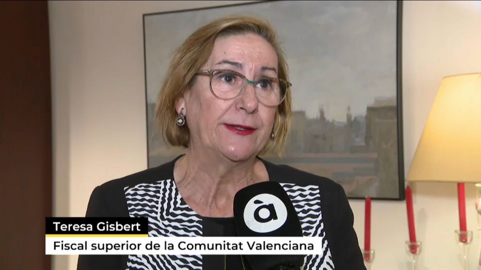 VÍDEO | Teresa Gisbert és la nova fiscal superior de la Comunitat Valenciana