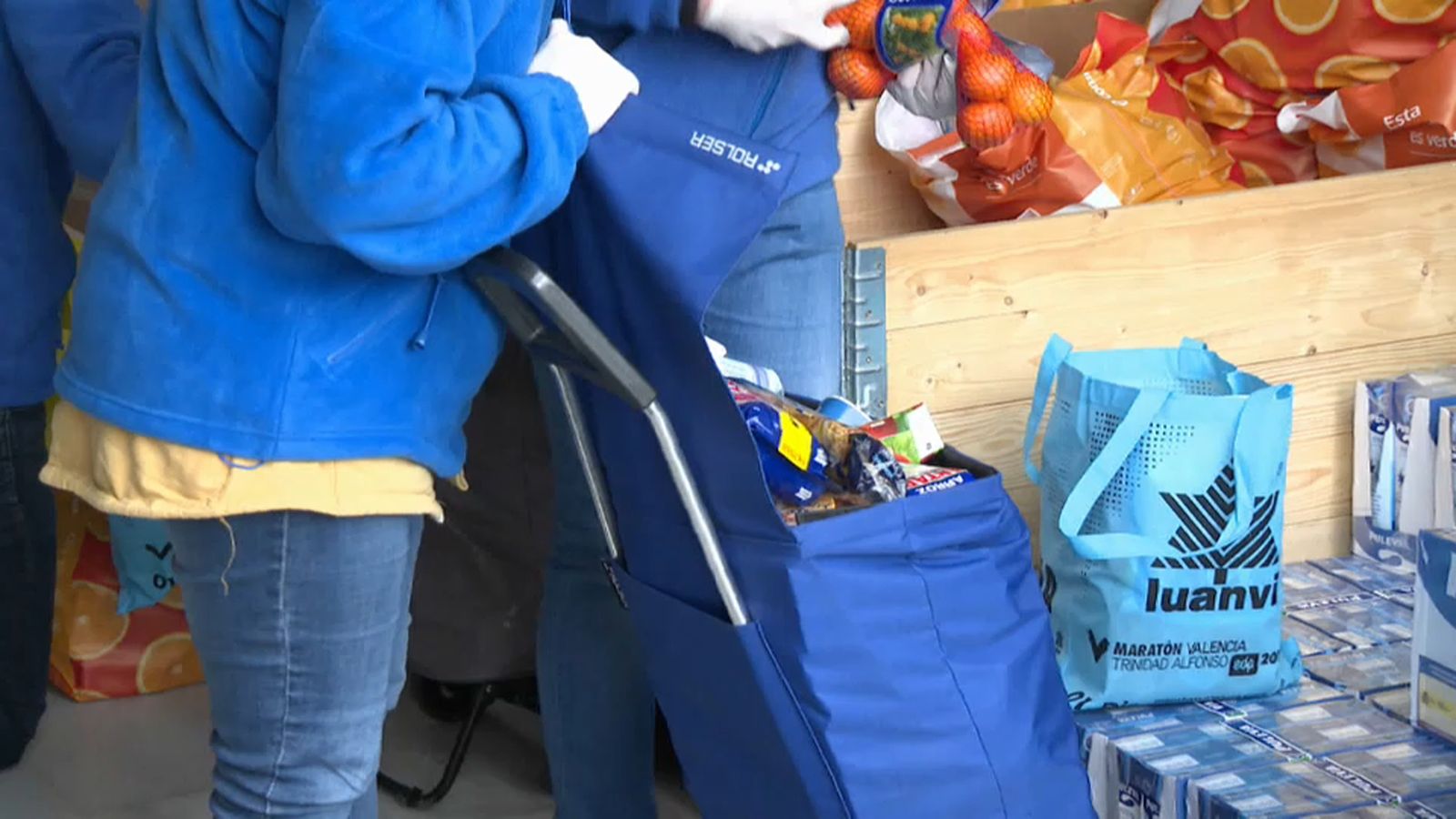 Imatge d'arxiu d'un banc d'aliments