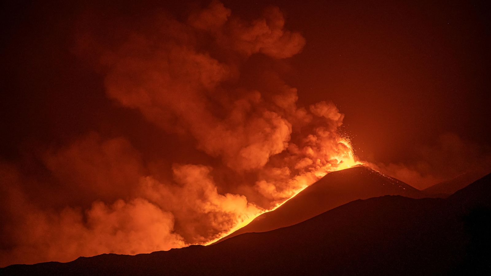 Erupció del volcà Etna, a Sicília, el passat 9 d'agost
