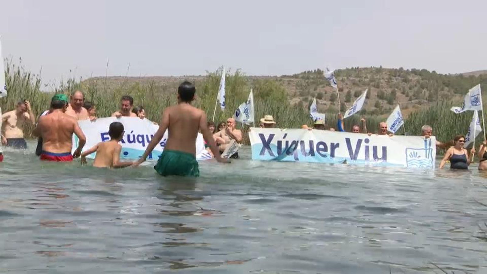 VÍDEO | \"Mulla\'t pel Xúquer\" reivindica, un any més, la recuperació dels ecosistemes aquàtics