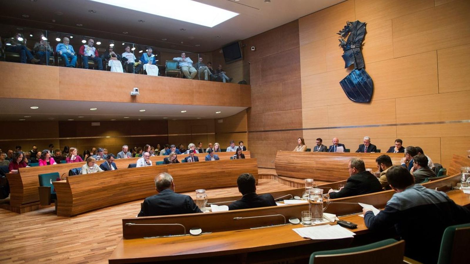 El ple de la Diputació de València, en una imatge d’arxiu