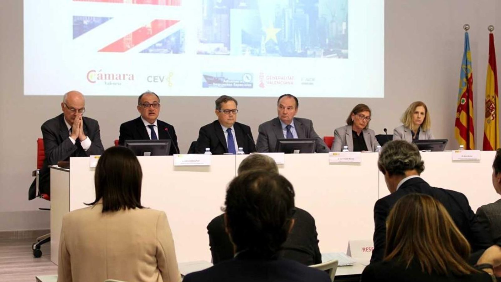 Imatge de la jornada que s'ha celebrat a la Cambra de Comerç de València