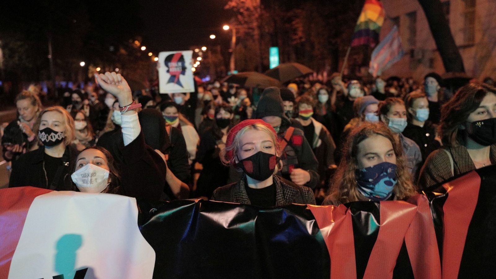 Protestes per la decisió del Tribunal Constitucional, a Varsòvia