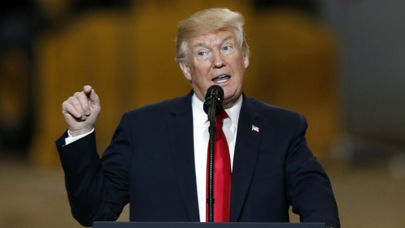 El president d'Estats Units, Donald Trump