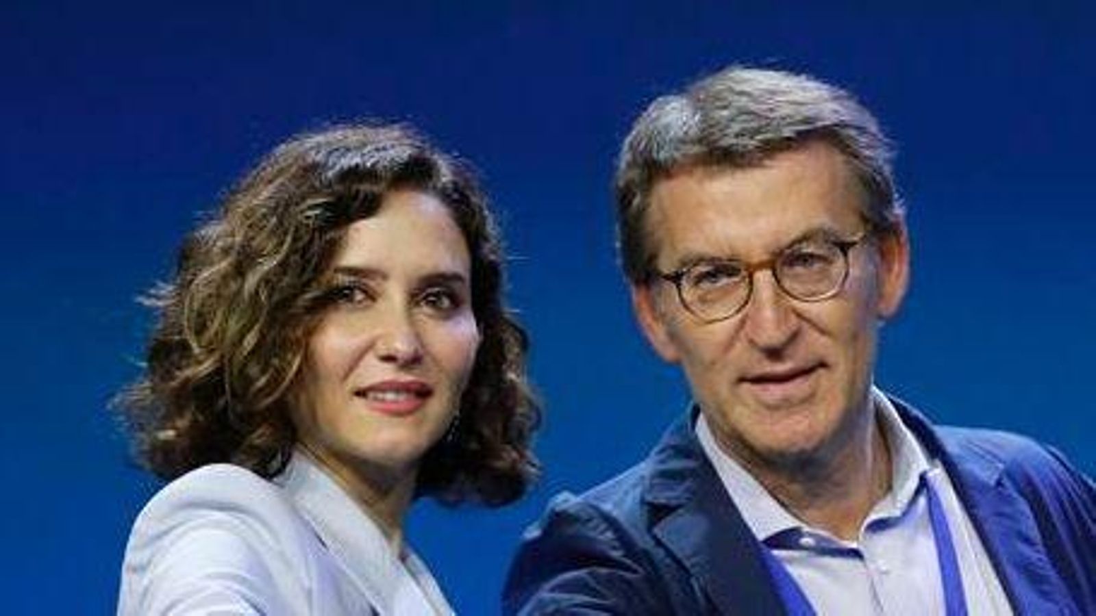 Ayuso i Feijóo en un imatge d'arxiu
