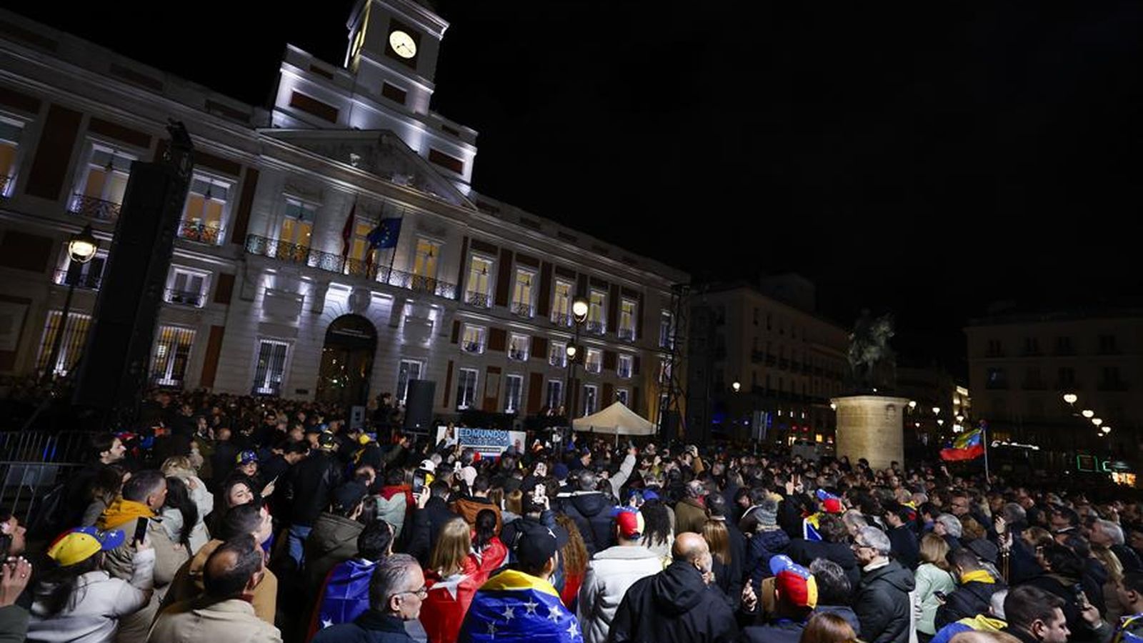 Els veneçolans es manifesten a Madrid