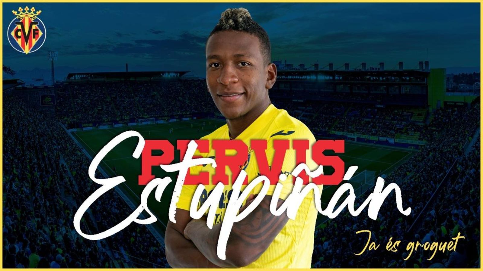 El Villarreal CF ha fet oficial el fitxatge d'Estupiñán