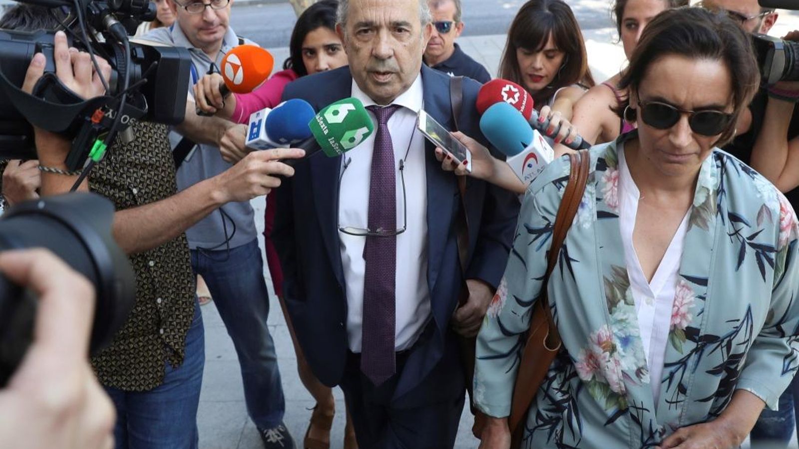 L' exdirector de l'Institut de Dret Públic, Enrique Álvarez Conde. J.J. Guillén (Efe)