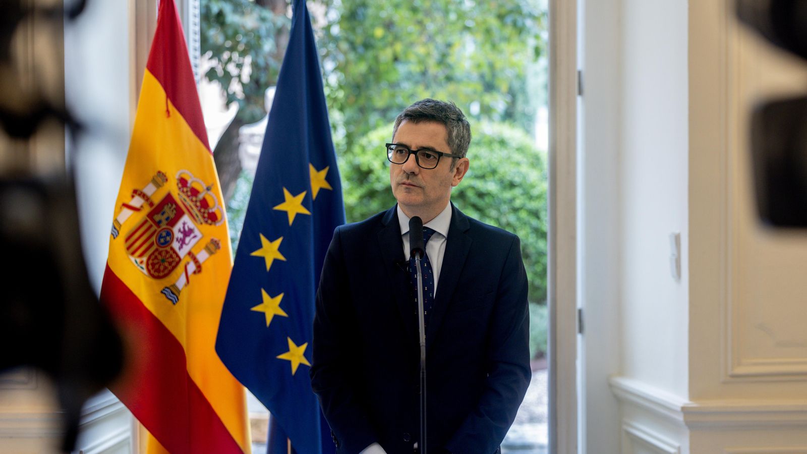 Imatge d'arxiu del ministre de la Presidència, Justícia i Relacions amb les Corts, Félix Bolaños
